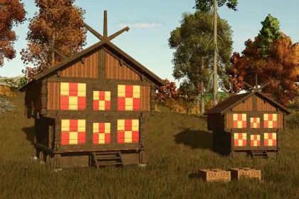 Ефективні Wooden BeeHive — Дерев’яні Вулики з Високим Виробництвом Меду для FS25