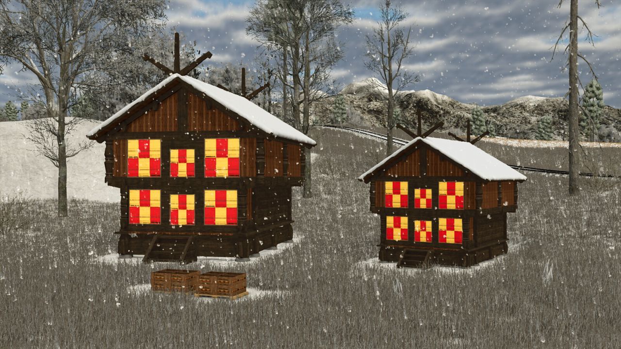 Efficient Wooden BeeHive — Wooden Hives with High Honey Production for FS25 - Screenshots