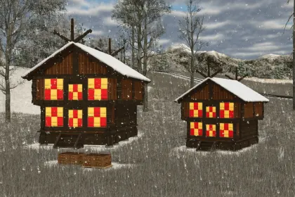 Ефективні Wooden BeeHive — Дерев’яні Вулики з Високим Виробництвом Меду для FS25