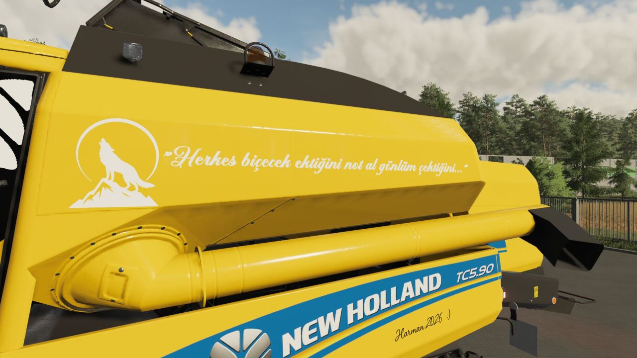 Трактор New Holland TC 5 Series для Farming Simulator 22