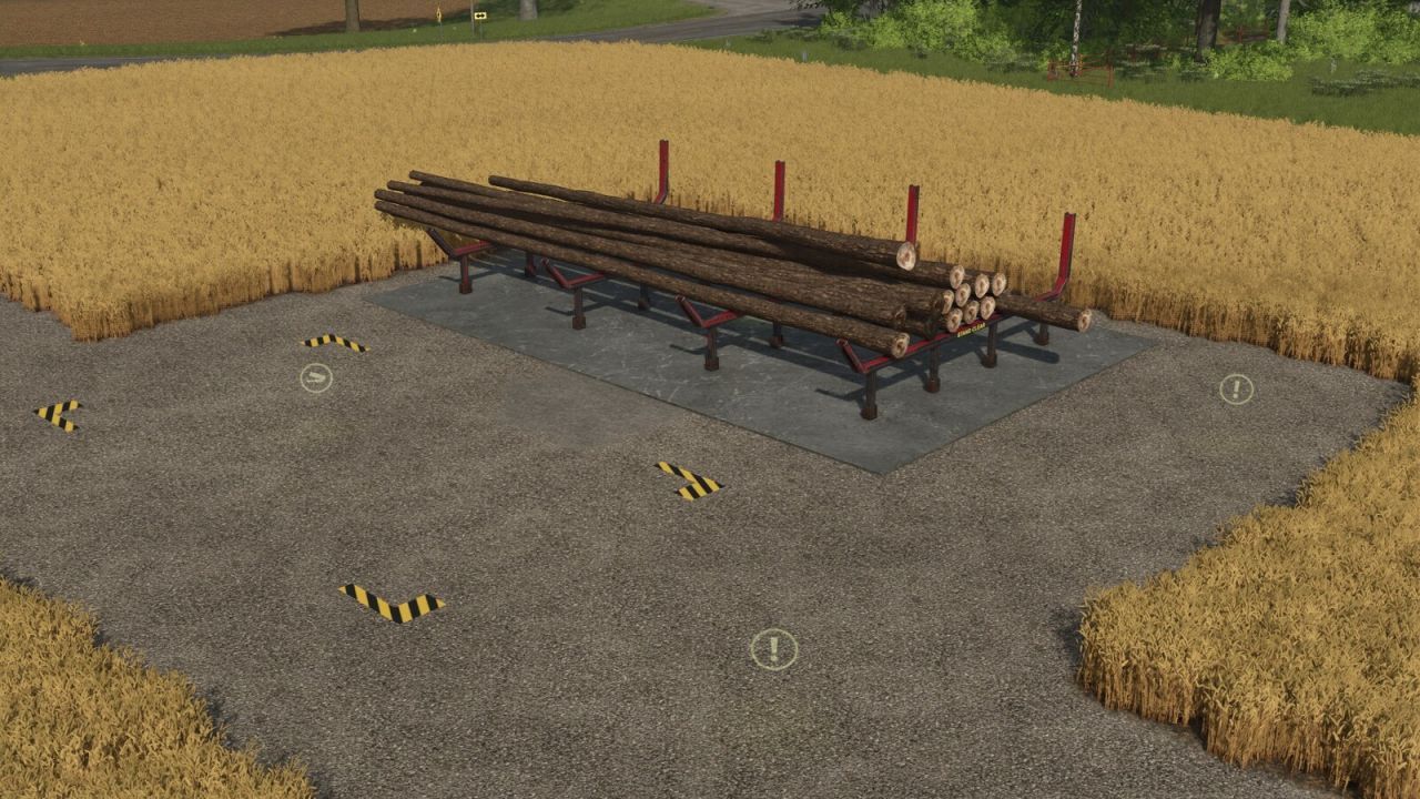 Effektiver Forestry Sell Point für FS25 – Bequemer Verkauf von Stämmen und Containern - Screenshots