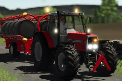 Причіп для тюків Keltec 8 bale chaser для Farming Simulator 25
