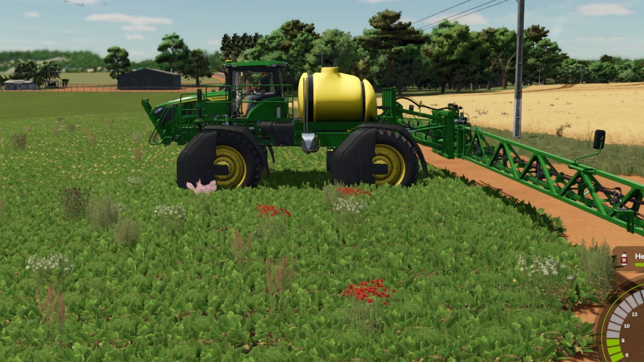 Обприскувач John Deere 440R для Farming Simulator 25