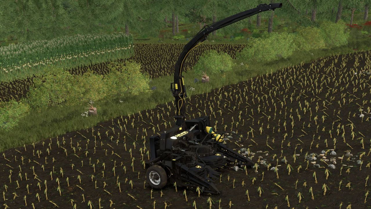 Силосна машина Çelik El Three-Row для Farming Simulator 25