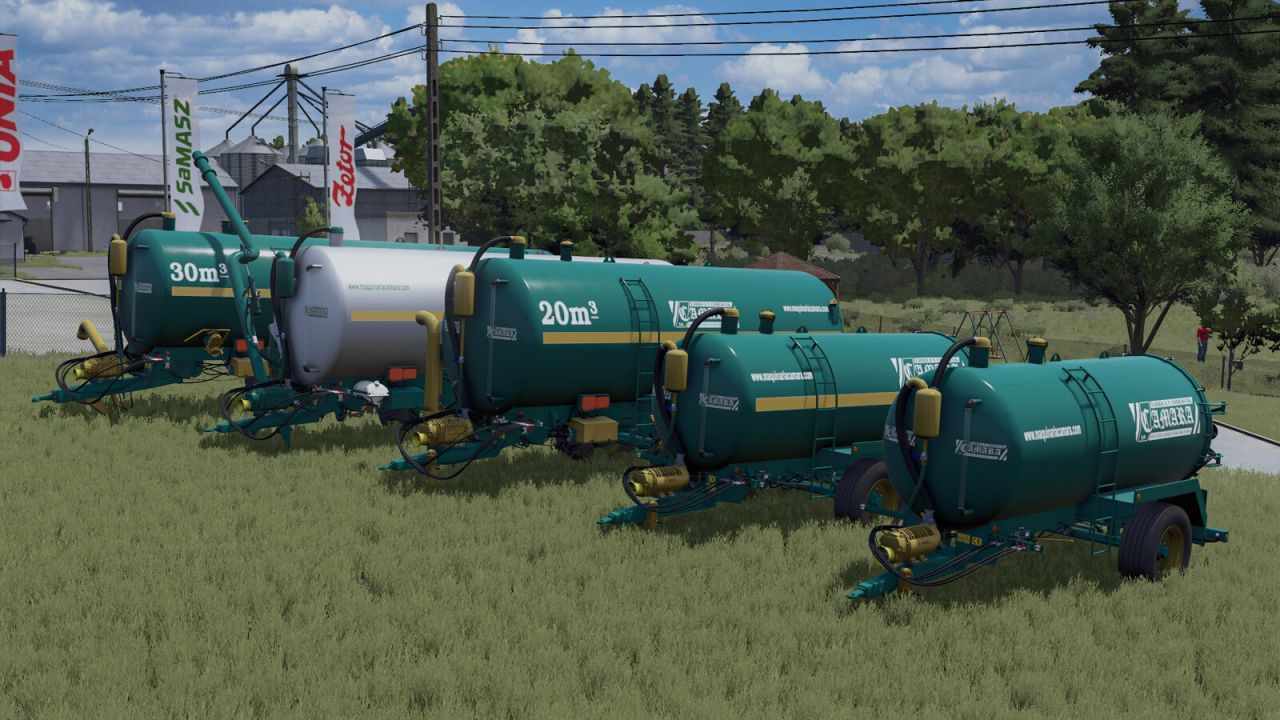 Efektywny Pak Cystern Camara Slurry Tanker Pack (CTR8–CTR30) do Szybkiego Wprowadzania Gnojowicy