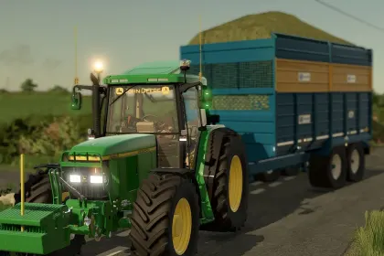 Трактор John Deere 6010 Edit для Farming Simulator 25