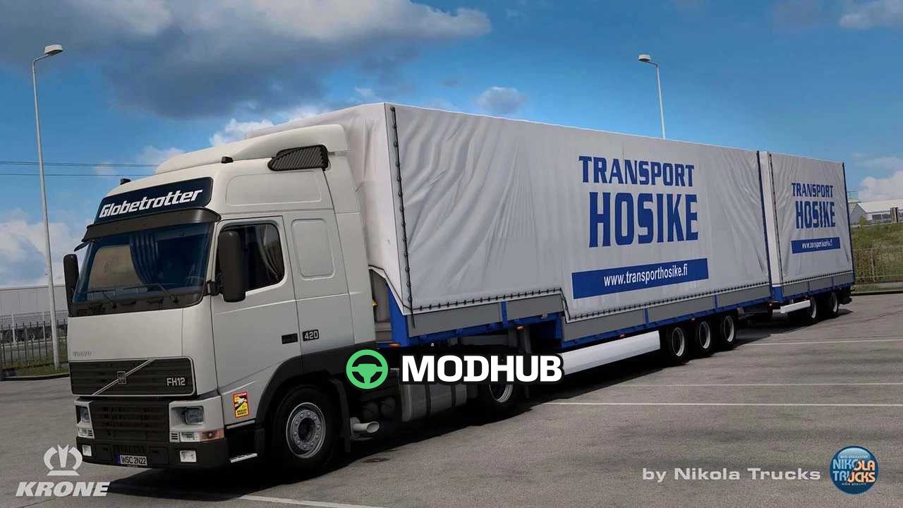 Причіп Krone SD27 Jumbo Trailer v1.60 для ETS2