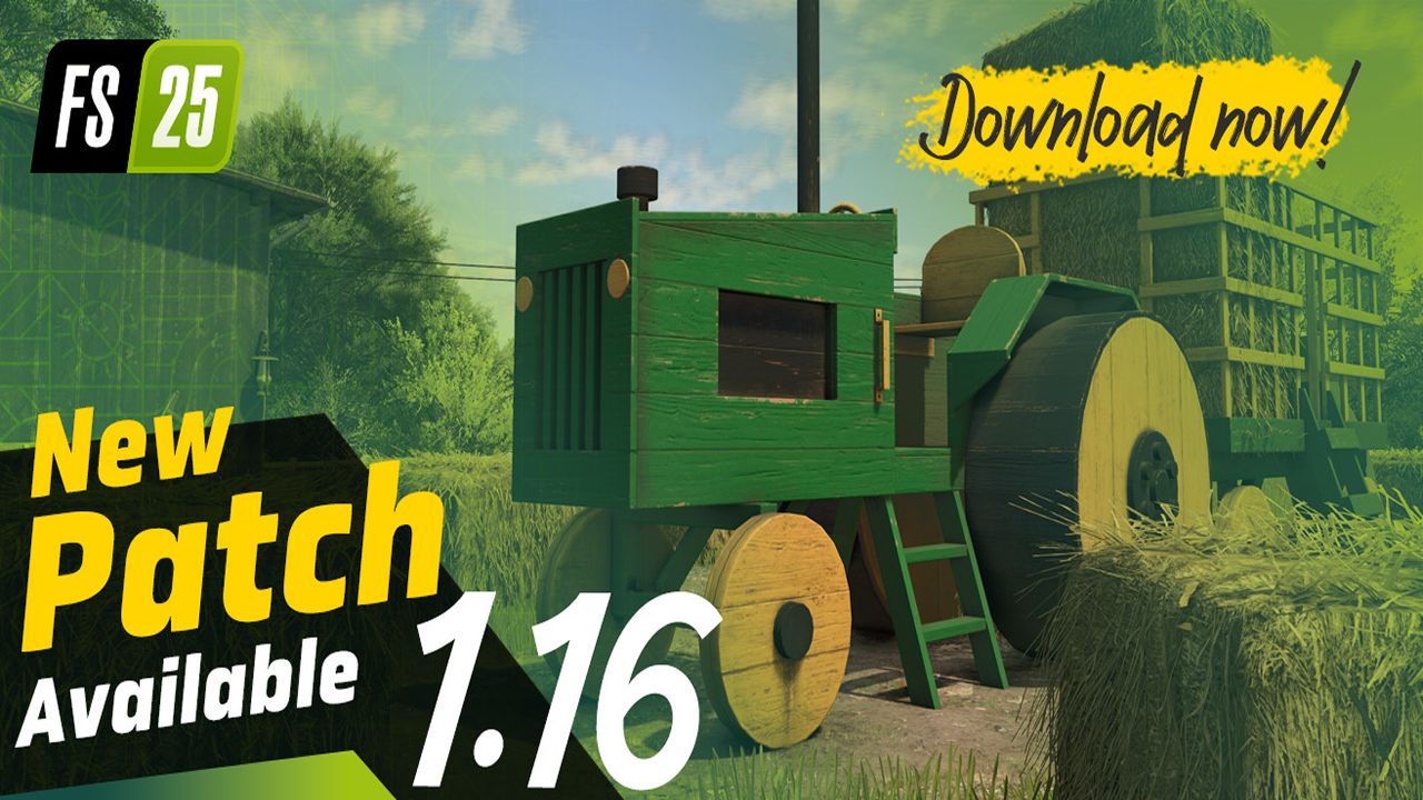 Nowa aktualizacja 116 dla Farming Simulator 25 — Poprawki, Optymalizacja i Nowy Sprzęt