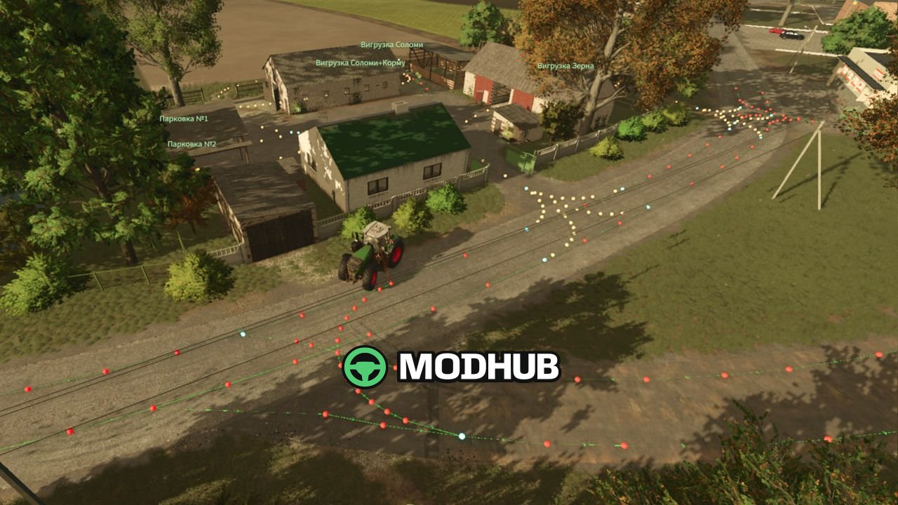 Скрипт AutoDrive Myropillia Map v1.0 для FS25