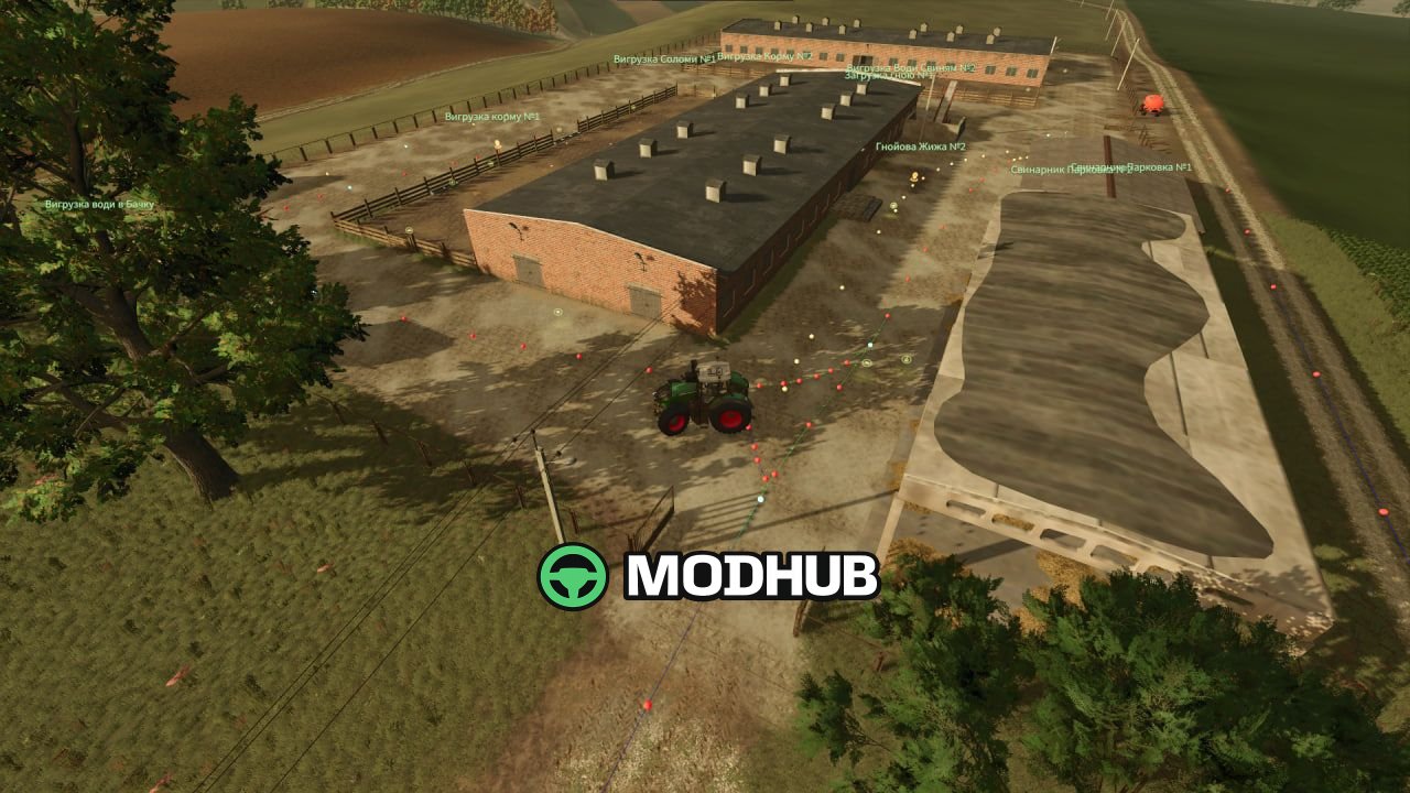 Скрипт AutoDrive Myropillia Map v1.0 для FS25