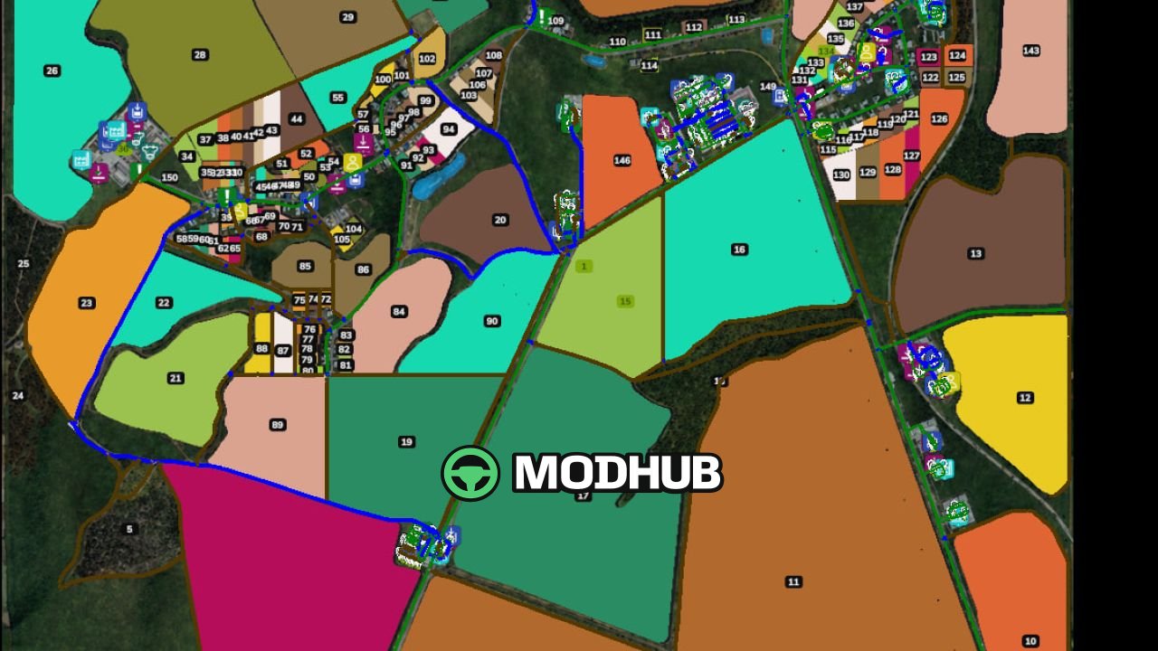 Скрипт AutoDrive Myropillia Map v1.0 для FS25