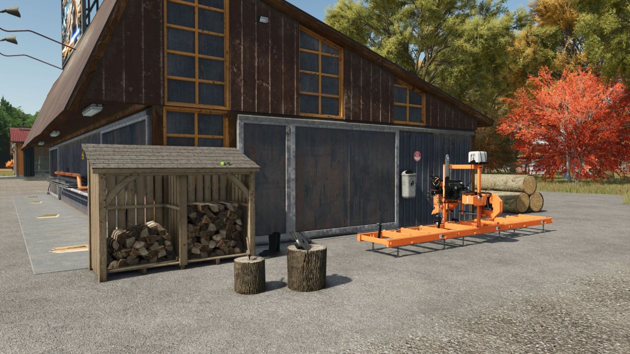 Optimized Sawmill for Maximum Efficiency in FS25 - Screenshots
