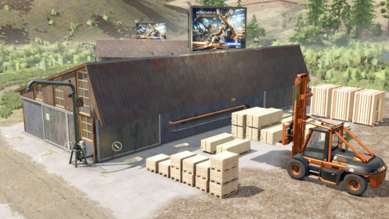 Optimized Sawmill for Maximum Efficiency in FS25 - Screenshots