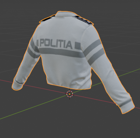 Bluza odblaskowa Alb/Bleumarin do GTA 5 — 2