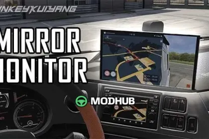 Дзеркальний монітор Mirror Monitor v1.0 1.60 для ETS2