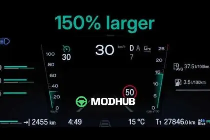 Прилад Scania Smart Dash+ 150% Larger Text v1.0 1.60 для ETS2