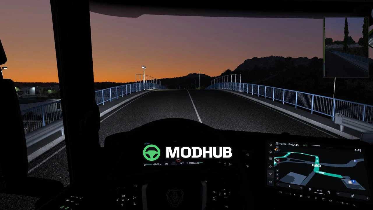 Panel Scania Smart Dash+ 150% Larger Text v1.0 1.60 do ETS2