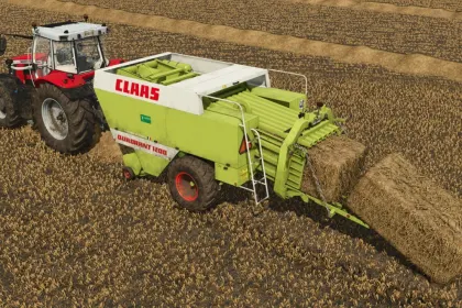 Square baler CLAAS Quadrant 1200 for Farming Simulator 25