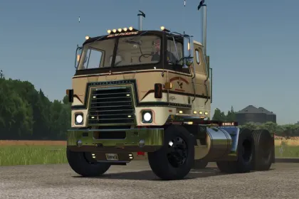 Покращена Вантажівка Improved IH Transtar з 18‑ступеневою КПП для Farming Simulator 25 — 1