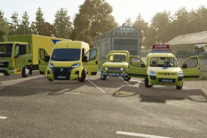 Truck MAN TGL La Poste for Farming Simulator 25