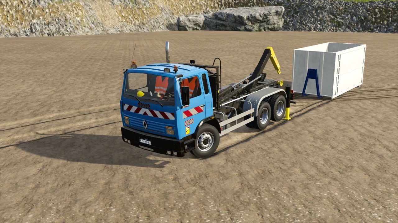 Legendärer Lkw Renault M230 ITrunner (1998) — Gabelstapler für Container in FS25 - Screenshots
