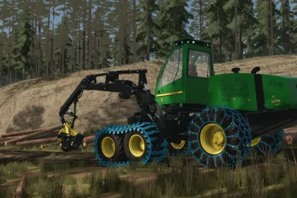 Форвардер John Deere 1470D для Farming Simulator 25 — 3