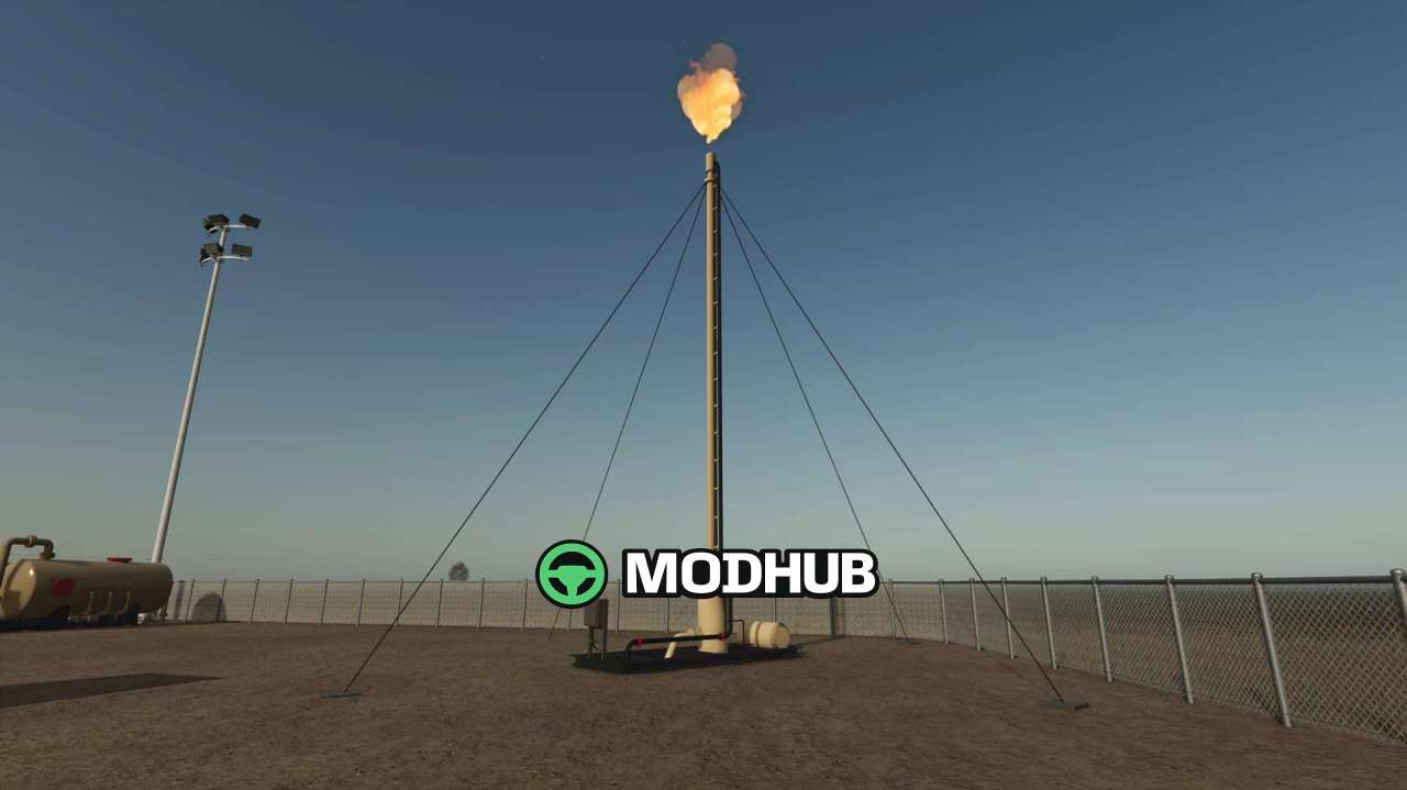Oilfield Working Flare v1.0 for FS25