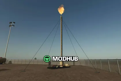 Oilfield Working Flare v1.0 for FS25 — 2