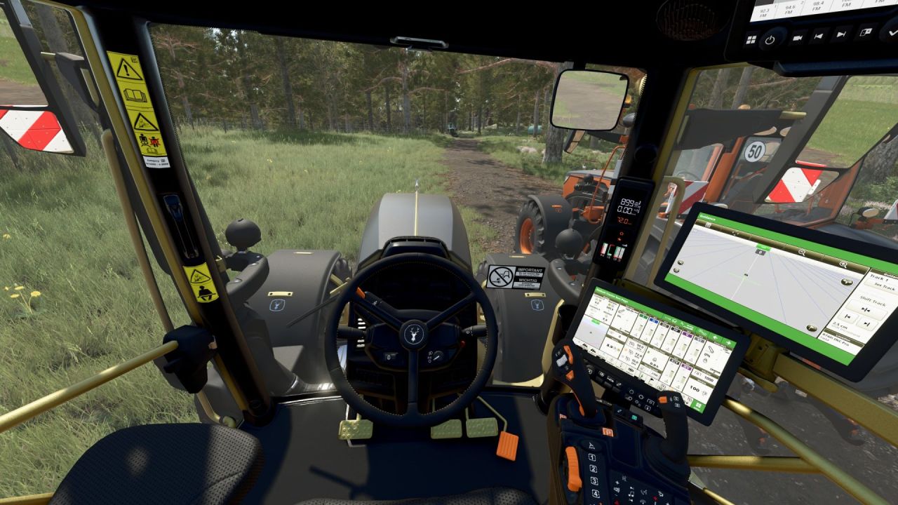 Leistungsstarker Traktor John Deere 6R Hirschfeld-Style für Farming Simulator 25 - Screenshots
