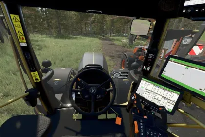 Mocny Traktor John Deere 6R w stylu Hirschfeld dla Farming Simulator 25 — 5