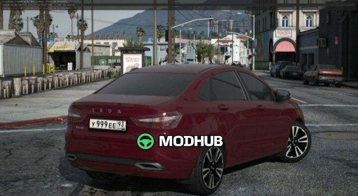 Седан Lada Vesta NG 2025 для GTA 5