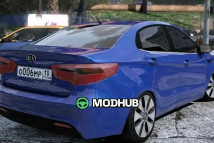 Седан Kia Rio (K2) 2012–2014 для GTA 5 — 2