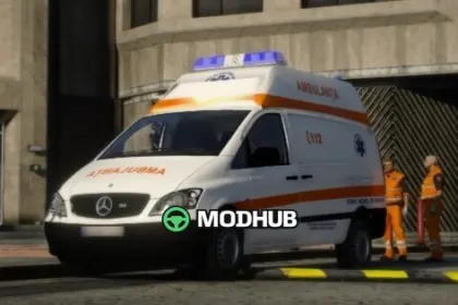 Мікроавтобус Mercedes-Benz Vito Ambulanta [ELS] для GTA 5