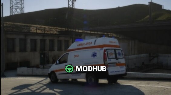 Мікроавтобус Mercedes-Benz Vito Ambulanta [ELS] для GTA 5