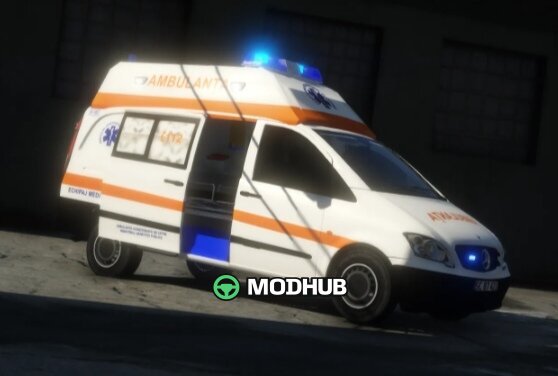 Мікроавтобус Mercedes-Benz Vito Ambulanta [ELS] для GTA 5