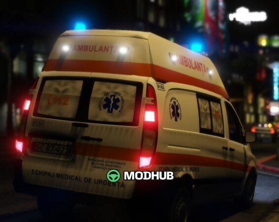 Мікроавтобус Mercedes-Benz Vito Ambulanta [ELS] для GTA 5