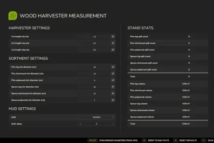 Ефективний Wood Harvester Measurement — Розумний Облік Деревини для Farming Simulator 25 — 2