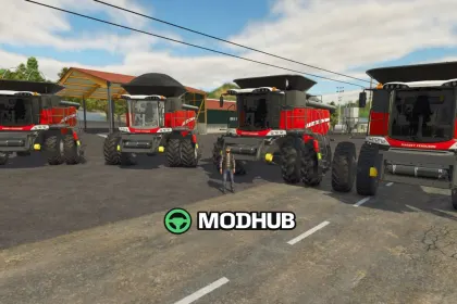 Комбайн Massey Ferguson 9380 DELTA V2.3.3.2 для FS25