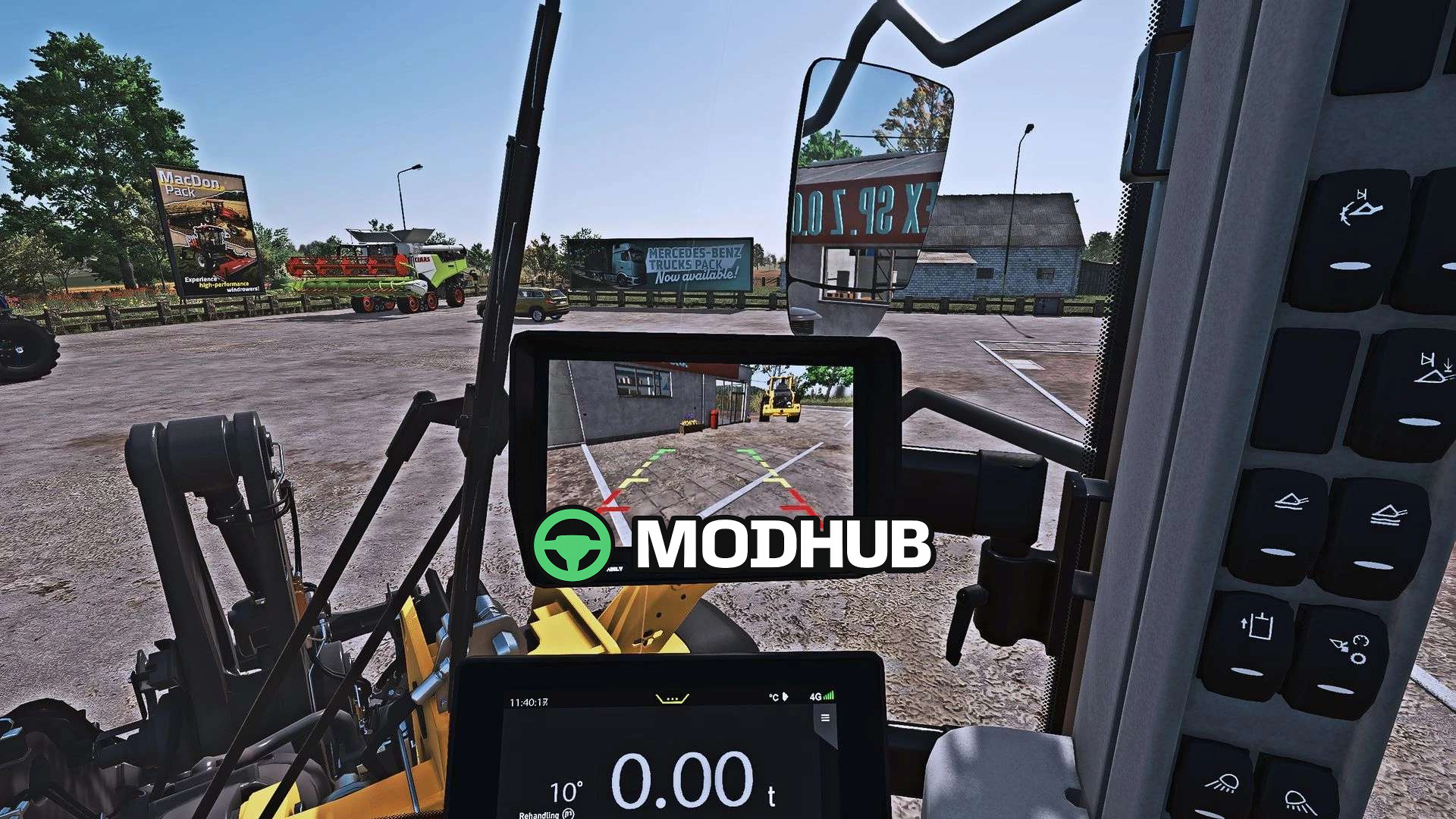 Mod na DLC Wyświetlacz Kamery Prefab v1000 dla Farming Simulator 25