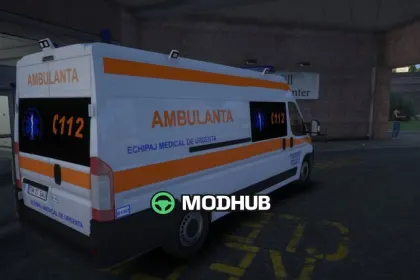Krankenwagen Citroen Jumper Ambulanta SAJ für GTA 5 — 2