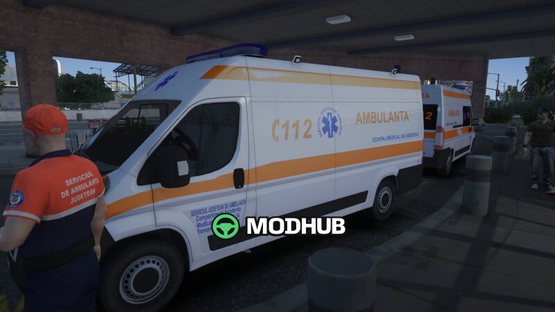 Krankenwagen Citroen Jumper Ambulanta SAJ für GTA 5