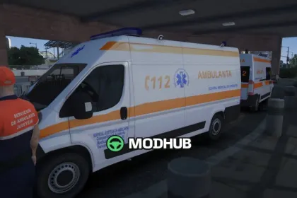 Krankenwagen Citroen Jumper Ambulanta SAJ für GTA 5 — 3