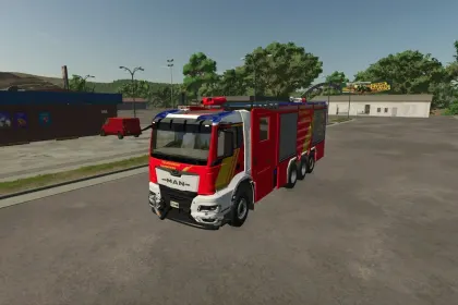 Ексклюзивний Скін MAN Rosenbauer ULF Hannover для Farming Simulator 25 — Пожежна Служба Ганновера — 1