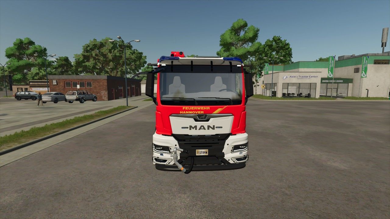 Ексклюзивний Скін MAN Rosenbauer ULF Hannover для Farming Simulator 25 — Пожежна Служба Ганновера