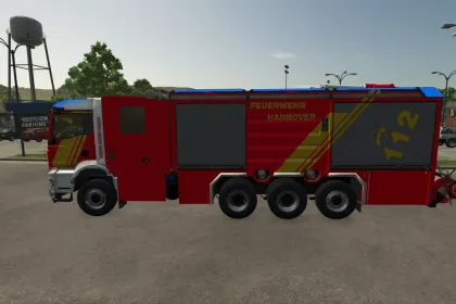 Ексклюзивний Скін MAN Rosenbauer ULF Hannover для Farming Simulator 25 — Пожежна Служба Ганновера — 3
