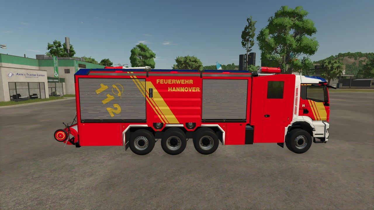 Ексклюзивний Скін MAN Rosenbauer ULF Hannover для Farming Simulator 25 — Пожежна Служба Ганновера