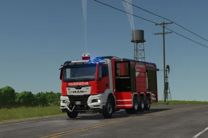 Ексклюзивний Скін MAN Rosenbauer ULF Hannover для Farming Simulator 25 — Пожежна Служба Ганновера — 7
