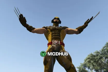 Wolverine V4 jako postać Addon do GTA 5 — 4