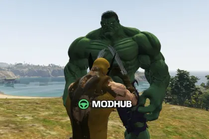 Wolverine V4 jako postać Addon do GTA 5 — 5