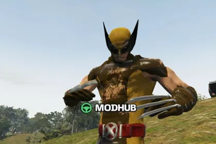 Wolverine V4 jako postać Addon do GTA 5 — 6